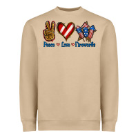 Mushroom Peace Love Fireworks Heavyweight Sweatshirt - Jasminsmagicworld