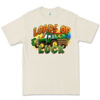 Loads Of Luck With Tractor St. Patricks Day Premium Tee | Teevron