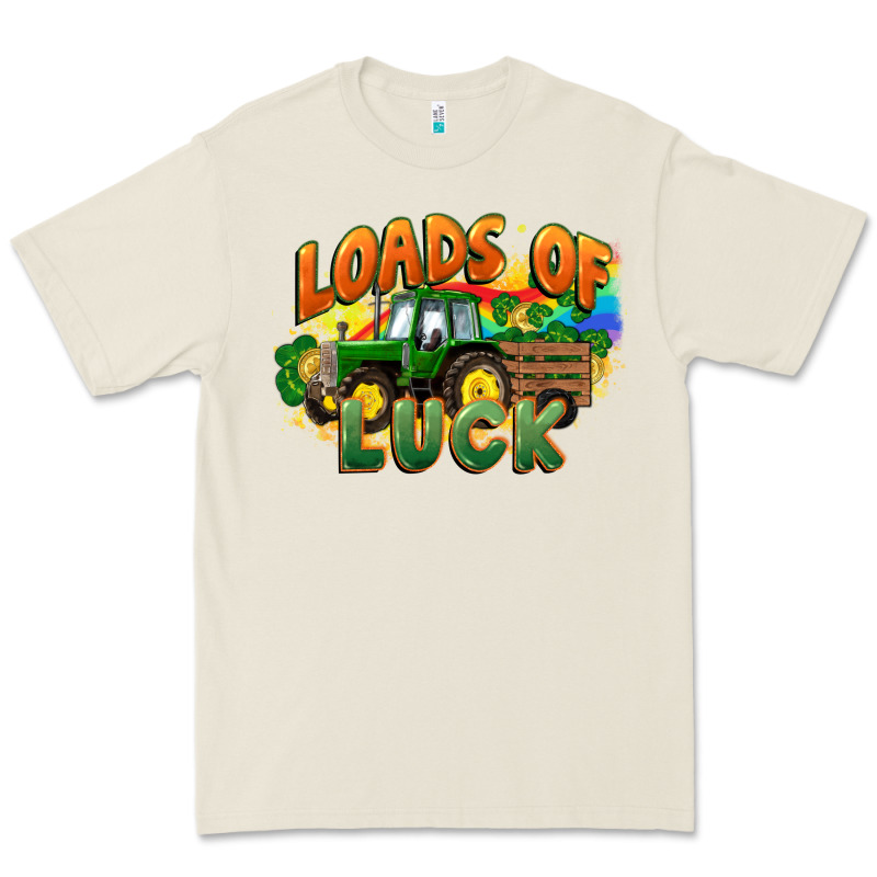 Loads Of Luck With Tractor St. Patricks Day Premium Tee by FaDigitalArtStudio | Teevron