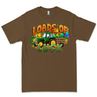 Cacao Loads of luck with tractor St. Patricks Day Premium Tee - FaDigitalArtStudio