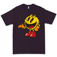 Plum pacman Premium Tee - DesigneFamous