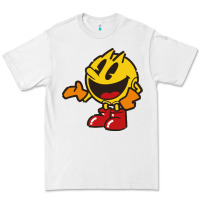 White pacman Premium Tee - DesigneFamous