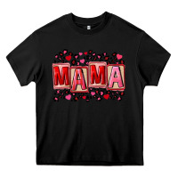 Black Pink leopard mama Heavy Core Tee - FaDigitalArtStudio