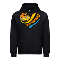 Black Bus Driver Off Duty Heart Urban Hoodie - Jasminsmagicworld