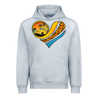 Heather Grey Bus Driver Off Duty Heart Urban Hoodie - Jasminsmagicworld