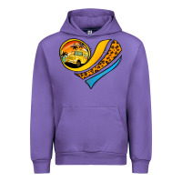 Tulip Bus Driver Off Duty Heart Urban Hoodie - Jasminsmagicworld