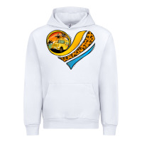White Bus Driver Off Duty Heart Urban Hoodie - Jasminsmagicworld