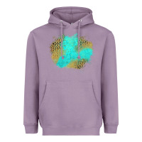 Lavender turquoise leopard patch Heavyweight Hoodie - Jasminsmagicworld