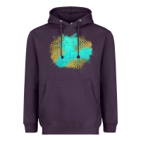 Plum turquoise leopard patch Heavyweight Hoodie - Jasminsmagicworld