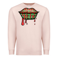 Pale Pink summer vibes watermelon lips Premium Sweatshirt - Jasminsmagicworld