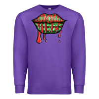 Purple summer vibes watermelon lips Premium Sweatshirt - Jasminsmagicworld