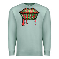 Seafoam summer vibes watermelon lips Premium Sweatshirt - Jasminsmagicworld