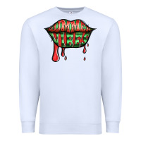 White summer vibes watermelon lips Premium Sweatshirt - Jasminsmagicworld