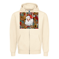Sandshell western santa claus Zipper Hoodie - Jasminsmagicworld