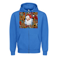 True Royal western santa claus Zipper Hoodie - Jasminsmagicworld