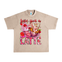 French Oak Love You Latte Valentine Cupid Urban Heavy Tee - CowhideDigitalArt