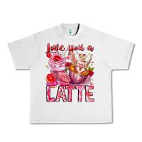 Lunar Rock Love You Latte Valentine Cupid Urban Heavy Tee - CowhideDigitalArt