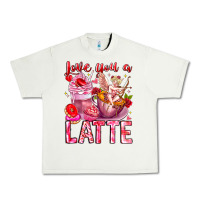 Pistachio Love You Latte Valentine Cupid Urban Heavy Tee - CowhideDigitalArt