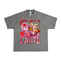 Tornado Love You Latte Valentine Cupid Urban Heavy Tee - CowhideDigitalArt