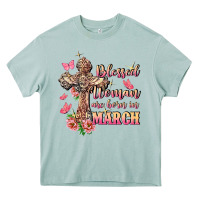 Arona Blessed women are born in March Heavy Core Tee - FaDigitalArtStudio