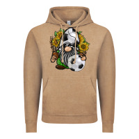 Vintage Coffee soccer gnome Vintage Hoodie - RacoonDesign