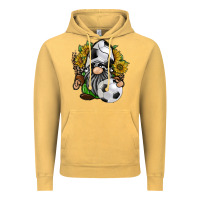 Vintage Mustard soccer gnome Vintage Hoodie - RacoonDesign