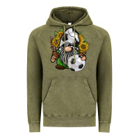 Vintage Olive soccer gnome Vintage Hoodie - RacoonDesign