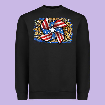 4th Of July Pinwheel Heavyweight Sweatshirt Designed By Jasminsmagicworld