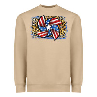 Mushroom 4th of July Pinwheel Heavyweight Sweatshirt - Jasminsmagicworld