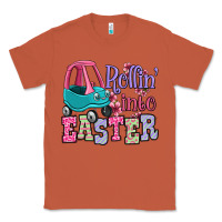 Copper Easter Day Rollin into Easter toddler car Classic Tee - OliviaCreatesArt