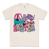 Natural Easter Day Rollin into Easter toddler car Classic Tee - OliviaCreatesArt