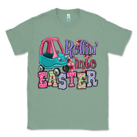 Sage Easter Day Rollin into Easter toddler car Classic Tee - OliviaCreatesArt