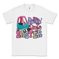 White Easter Day Rollin into Easter toddler car Classic Tee - OliviaCreatesArt