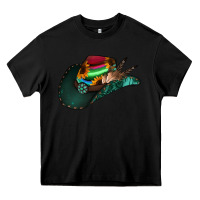 Black aztec sunflower cowboy hat Heavy Core Tee - Jasminsmagicworld