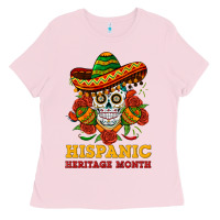 Sombrero Skull Heritage Ladies Tee | Teevron