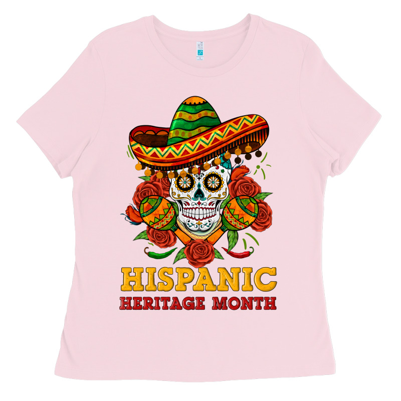 Sombrero Skull Heritage Ladies Tee by BundleAndBundleShop | Teevron