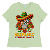 Matcha sombrero skull heritage Ladies Tee - BundleAndBundleShop