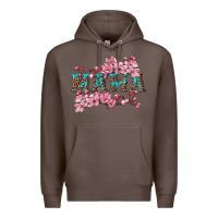 Coffee mama with cherry blossoms Premium Hoodie - Artiststas