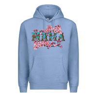 Colony Blue mama with cherry blossoms Premium Hoodie - Artiststas