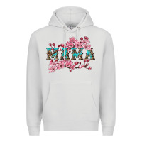 Dove Grey mama with cherry blossoms Premium Hoodie - Artiststas