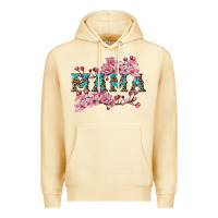 Pina Colada mama with cherry blossoms Premium Hoodie - Artiststas