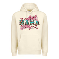 Sandshell mama with cherry blossoms Premium Hoodie - Artiststas
