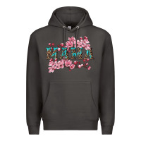Smoke mama with cherry blossoms Premium Hoodie - Artiststas