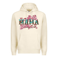 Tofu mama with cherry blossoms Premium Hoodie - Artiststas