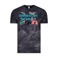 Cloud Black Western Respiratory Therapist Life Vintage Tee - LillyAllenDesigns