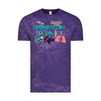Cloud Purple Western Respiratory Therapist Life Vintage Tee - LillyAllenDesigns