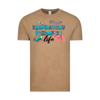 Vintage Coffee Western Respiratory Therapist Life Vintage Tee - LillyAllenDesigns