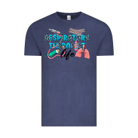 Vintage Denim Western Respiratory Therapist Life Vintage Tee - LillyAllenDesigns
