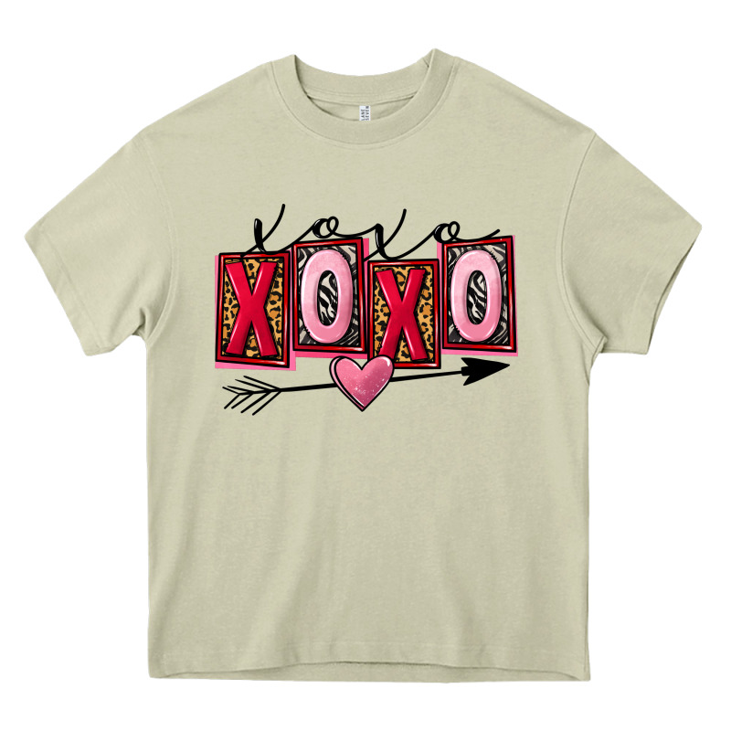 Xoxo Love Valentine's Day Heavy Core Tee by FaDigitalArtStudio | Teevron