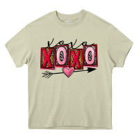 Mossy Xoxo love Valentine's Day Heavy Core Tee - FaDigitalArtStudio
